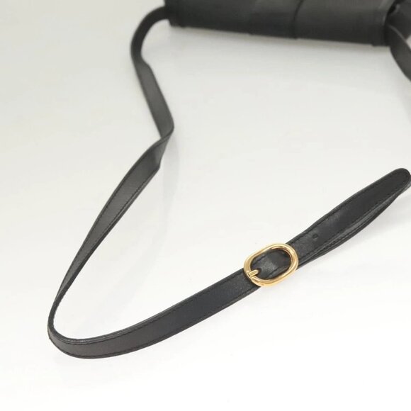 GUCCI Micro GG Supreme Shoulder Bag PVC Black Gold 001 41 4425 Auth ep9569 - Picture 8 of 16